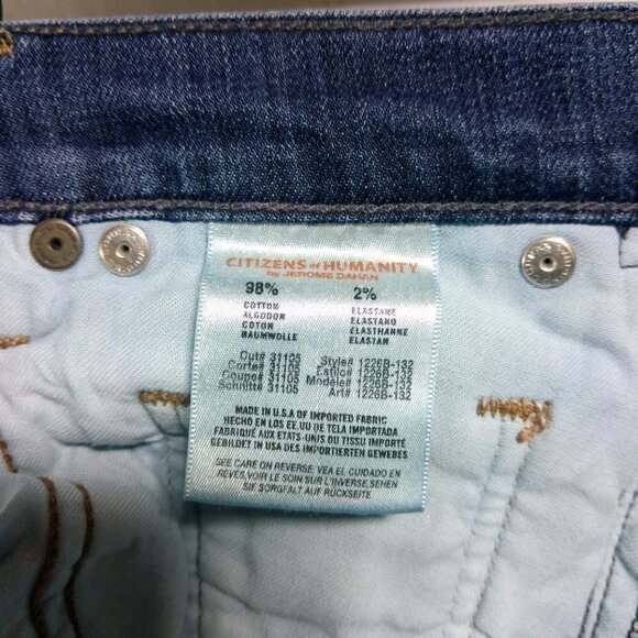 C of H Women's Button Straight Leg Blue Jeans - Picture 10 of 12